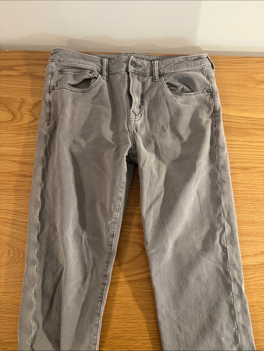 American Eagle Outfitters Straight Gray Men's Jeans